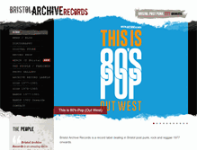 Tablet Screenshot of bristolarchiverecords.com